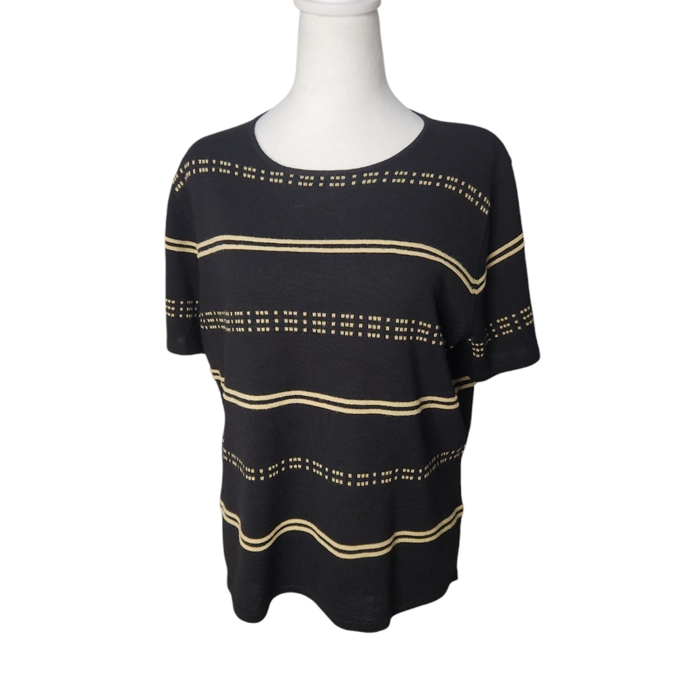 Norton‎ McNaughton Short Sleeve Sweater  Size Large